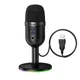 Мікрофон HOCO L25 Bright USB desktop microphone Чорний - зображення 1