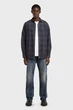 Чоловіча темно-синя картата сорочка Clean Regular Shirt L/S G-Star RAW XL D25196,C436 - зображення 2