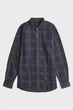 Чоловіча темно-синя картата сорочка Clean Regular Shirt L/S G-Star RAW XL D25196,C436 - зображення 6