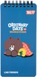 Блокнот Yes Line Friends Rest 80х160 мм 60 аркушів у клітинку (152201) (5056574470553) - зображення 1