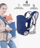 Ерго-рюкзак для новонароджених Baby Carriers Синій - зображення 1