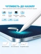 Стилус для планшета iPad stylus айпад з palm rejection антидотик tilt цифровий дисплей сумісний з Apple Pencil точний стілус ручка для малювання нотаток дизайну художників подарунок дитині DrawPen Pencil Pro 2025 + 2 наконечники в комплекті - зображення 3
