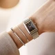 Жіночий Годинник Burker Watches Olivia Чорно-срібний - изображение 2