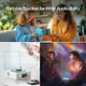 Bluetooth колонка нічник проектор зоряного неба дитячий Wave Atmosphere Speaker KW03 з RGB підсвіткою проектор океану для сну портативна для спальні дитячої з будильником дисплеєм акумулятор 1500 мАг 5Вт BT 5.0 AUX TF карта - зображення 8