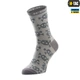 Носки легкие M-Tac Mk.3 Pirate Skull, Grey, 39-42 - изображение 1
