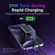 Зарядний пристрій Ugreen 45W GaN Charger X524 PD 3.0 PPS QC 3.0 швидка зарядка USB-C чорний - зображення 7