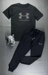 Спортивний костюм Under Armour футболка + штани чорний M 4213 - зображення 1