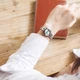 Женские наручные часы Casio LTP-1241D-3A, кварцевые, стальной браслет - изображение 5
