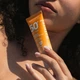 Органічний сонцезахисний крем для обличчя SPF 50+ з гіалуроновою кислотою, матовий фініш, ALPHANOVA Organic Sun, 50 г (AN28) - изображение 3