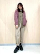 Куртка демисезонная на флисе женская Uniqlo 846680495 3XL Розовая (1159859772) - изображение 10