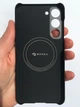 Чехол Pitaka MagEZ MagSafe Case 3 для Samsung Galaxy S23 Plus (S916) Twill Black/Grey KS2301S - изображение 4