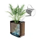 Горщик для квітів Keter Deco Square Planter 74 л горіх 261033 - зображення 3