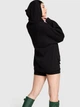 Женское худи Victoria's Secret (856931433295) Campus Fleece Tunic Hoodie L черное - изображение 2