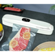 Вакууматор бытовой вакуумный упаковщик для еды Vacuum sealer Model 1 с сенсорным дисплеем 25 см Белый - изображение 3