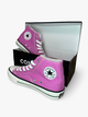 Жіночі кеди високі з вишивкою Converse рожеві 37 - зображення 1