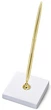 Długopis ze stojakiem PartyDeco 8 x 8 x 16,5 cm Złoty (SD10-019) (5902230721647) - obraz 1
