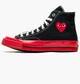 Кеди Comme des Garcons Chuck Taylor All-Star 70 Hi Black A01793C 38.5 - зображення 1