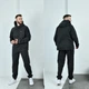 Теплый спортивный мужской костюм на флисе с капюшоном 48/50, Графит - изображение 6