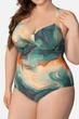 Купальник слитный с мягкой чашкой Marc & Andre 50D/2XL Морской микс (144402) - изображение 3