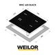 Поверхность стеклокерамическая WEILOR WHC 655 BLACK - изображение 2