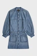 Жіноче блакитне джинсове плаття Macro Balloon G-Star RAW S D26286,D539 - зображення 6