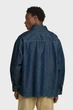 Чоловіча темно-синя джинсова сорочка Long Pocket G-Star S D26334,D303 - изображение 3