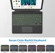 Портативна ультратонка бездротова Bluetooth-клавіатура Rii SF108 з чорною тачпадом (my-11048) - изображение 6