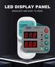 Реле напряжения-Розетка Tomzn TOSVA-16 AC 230V 16A LED Display White (44509) - изображение 6