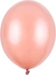 Balony PartyDeco Strong Metallic 30 cm Różowe złoto 100 szt (5902230780408) - obraz 2