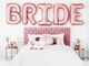Balon foliowy PartyDeco Bride 280 x 86 cm Różowe złoto (5900779114487) - obraz 3