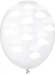 Balony PartyDeco Chmurki Crystal clear 30 cm Przezroczyste 50 szt (5901157491787) - obraz 1