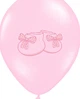 Повітряні кульки PartyDeco Pastel Bucik Baby 30 см Рожеві 50 шт (5901157492487) - зображення 2