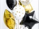 Balony PartyDeco Pastel Pure Gwiazdki 30 cm Białe 50 szt (5901157492609) - obraz 4