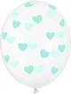 Balony PartyDeco Serduszka 30 cm Crystal Clear 50 szt (5902230798823) - obraz 1