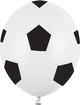 Balony PartyDeco Pure Piłka 30 cm Białe 50 szt (5900779116566) - obraz 1