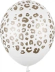 Balony PartyDeco Pastel Pure Cętki 30 cm Białe 50 szt (5900779180161) - obraz 1