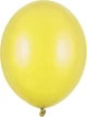 Повітряні кульки PartyDeco Strong Metallic 30 см Лимонні 100 шт (5901157486103) - зображення 2