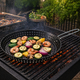 Сковорода для гриля BBQ перфорована Ø30 см, сталь, з металевою ручкою - зображення 1