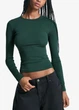 Лонгслів Bershka 13769 Зелений M (7802) - зображення 2