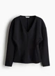 Лонгслів H&M 13730 Чорний XXL (1306) - зображення 1