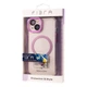 Захисний Чохол FIBRA Transparent Color with MagSafe iPhone 14 Plum - зображення 1