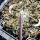 Тонкі макані воскові свічки - Фіолетові 18 см - зображення 2