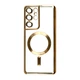 Защитный Чехол FIBRA Chrome MagSafe case Samsung S21 Ultra Gold - изображение 8