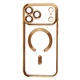 Защитный Чехол FIBRA Chrome MagSafe case iPhone Air Gold - изображение 7