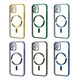 Защитный Чехол FIBRA Chrome MagSafe case iPhone 12 Silver - изображение 9