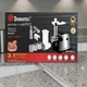 Электромясорубка Domotec MS с соковыжималкой 4500 Вт с терками и шинковкой серая (7ZOZ) - изображение 2