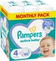 Pieluchy Pampers Active Baby Rozmiar 4 (Maxi) 9-14 kg 180 szt (8006540032725) - obraz 1