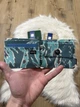 Кошелек Undefeated 11×9 см голубой с узорами нейлоновый - изображение 4
