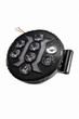 Світлодіодна фара StarLight 24A-40W 8 LED 12-24V, біле/жовте світло, кругла, робоче світло - изображение 4
