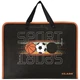 Папка-портфель пластикова В4 на блискавці з ручками CLASS Football 5632-25C - зображення 1